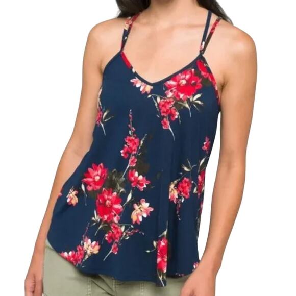 Papermoon SMALL Basima Back Detail Knit Top - Stitch Fix Cross Back Strappy Tank - Picture 2 of 10